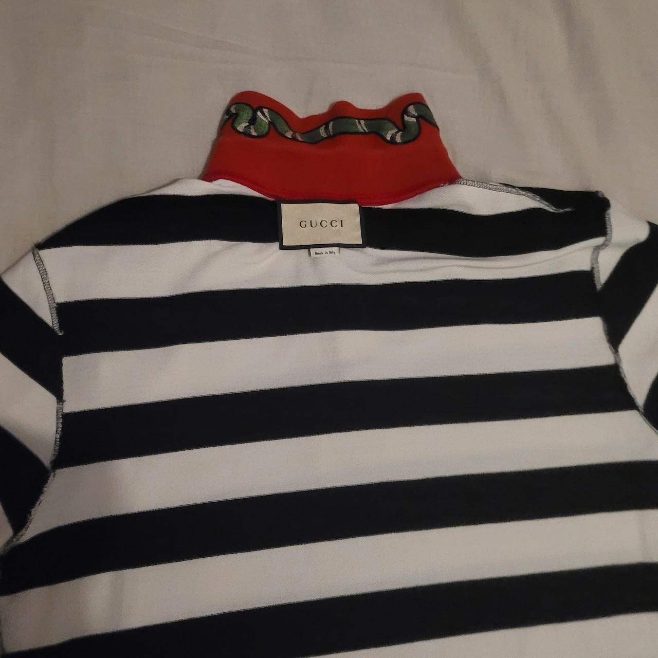 Gucci X Yankees Polo White/Red/Navy Blue Size: - Depop