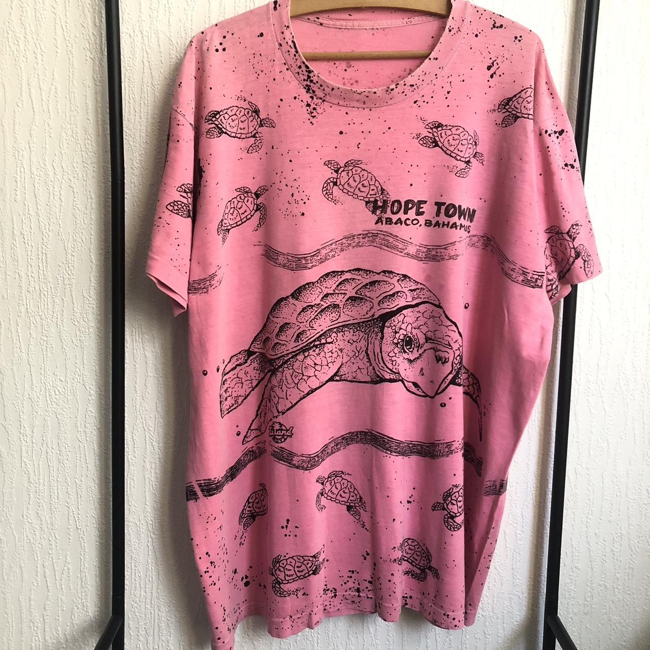 ASOS Men's Black and Pink Tshirt Depop