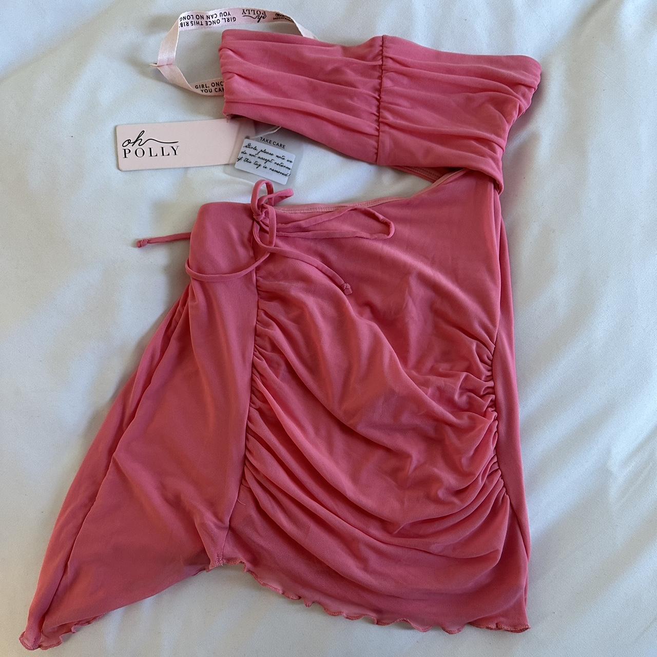 Oh Polly Women's Pink Dress | Depop