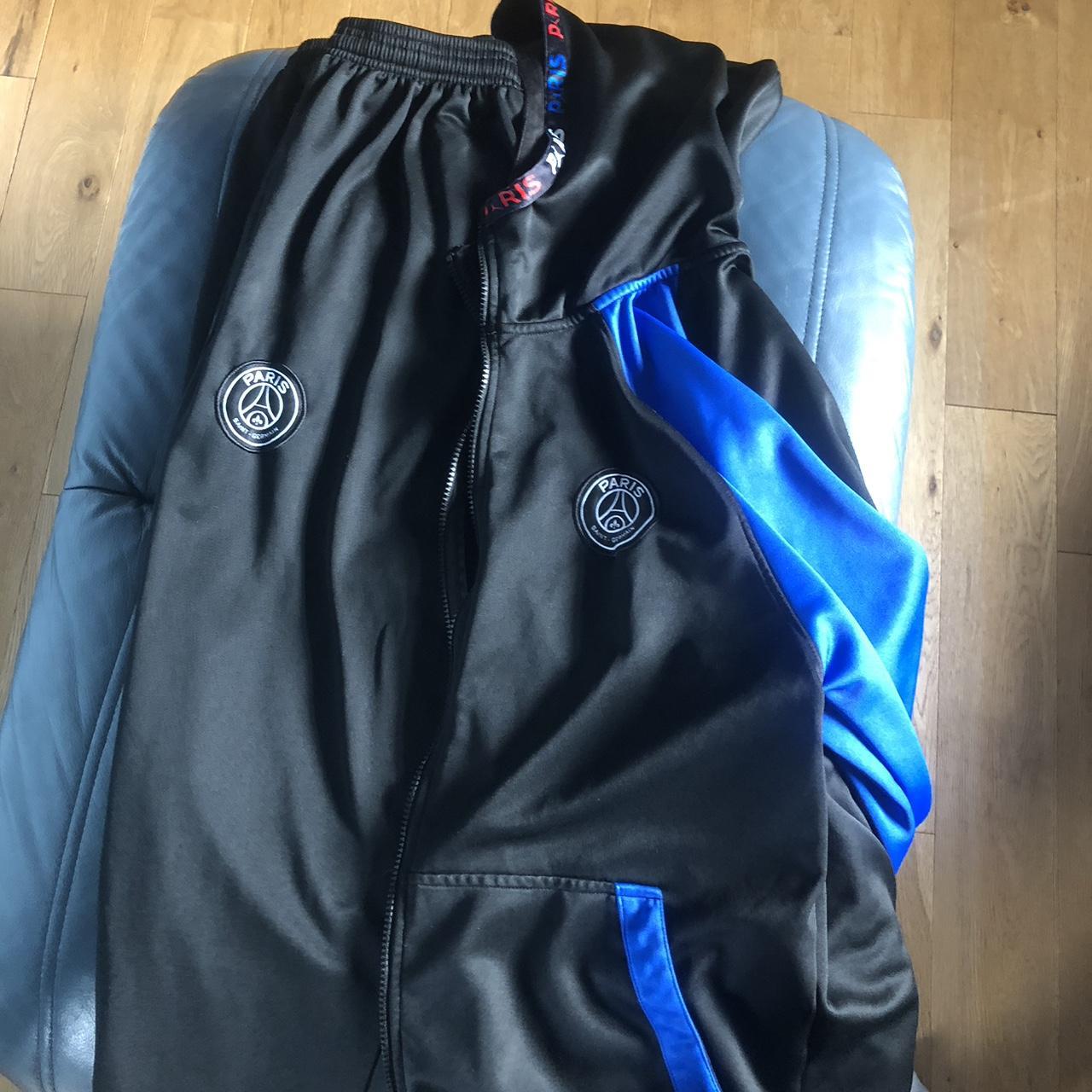 psg jordan tracksuit red and blue