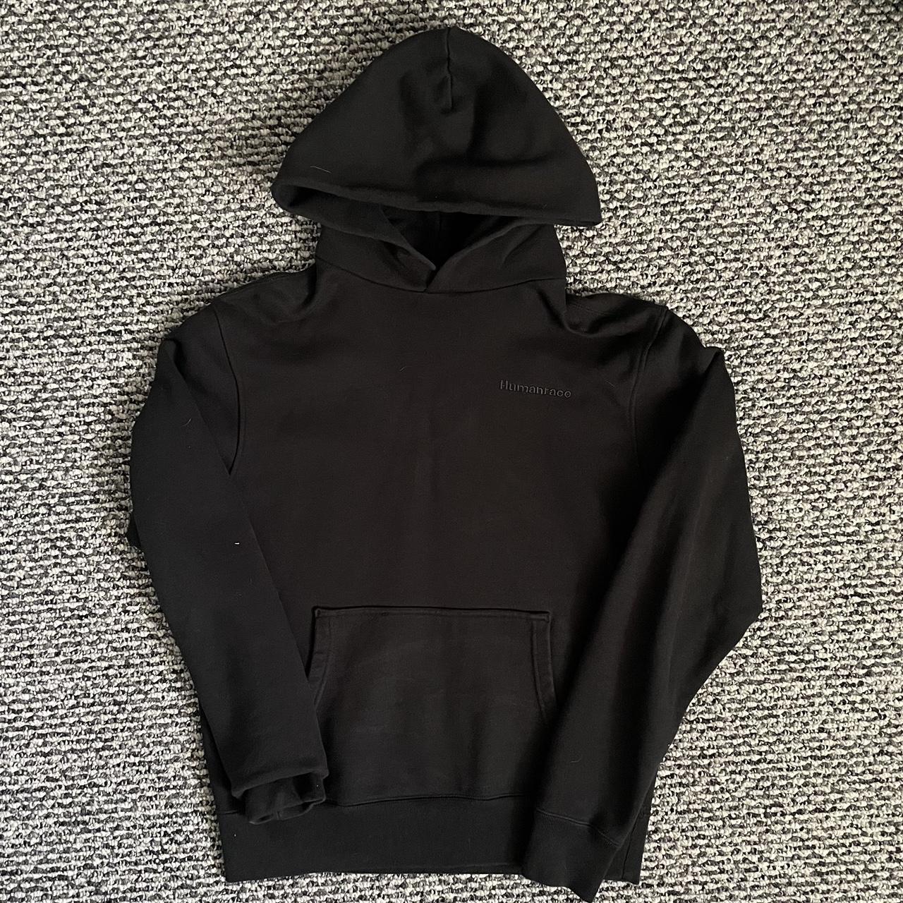 Adidas Humanrace Black Hoodie Size: Small Condition:... - Depop
