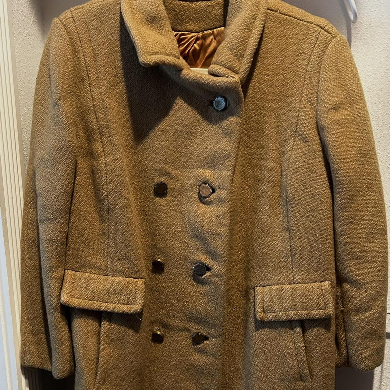 Vintage Bromleigh Wool Coat No Size on Coat Between