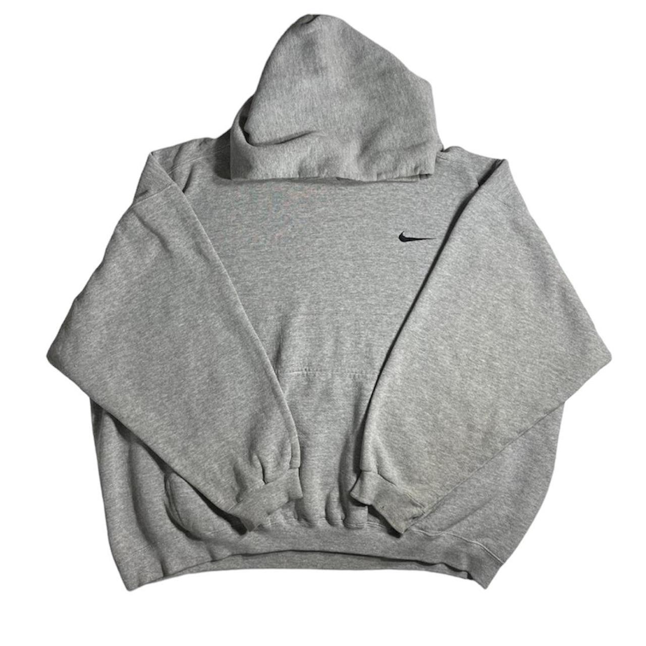 mens black and grey nike hoodie