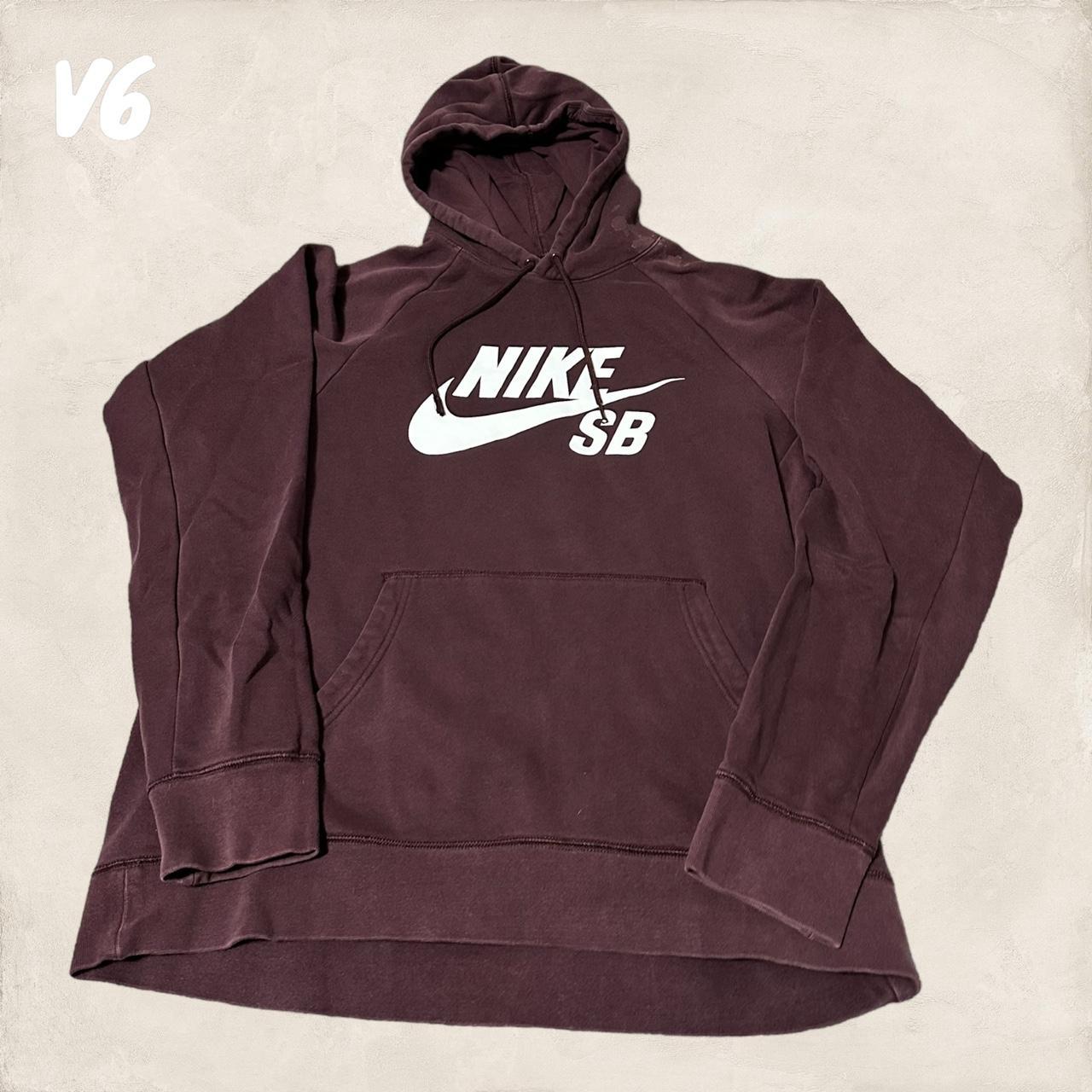 mens nike hoodie maroon