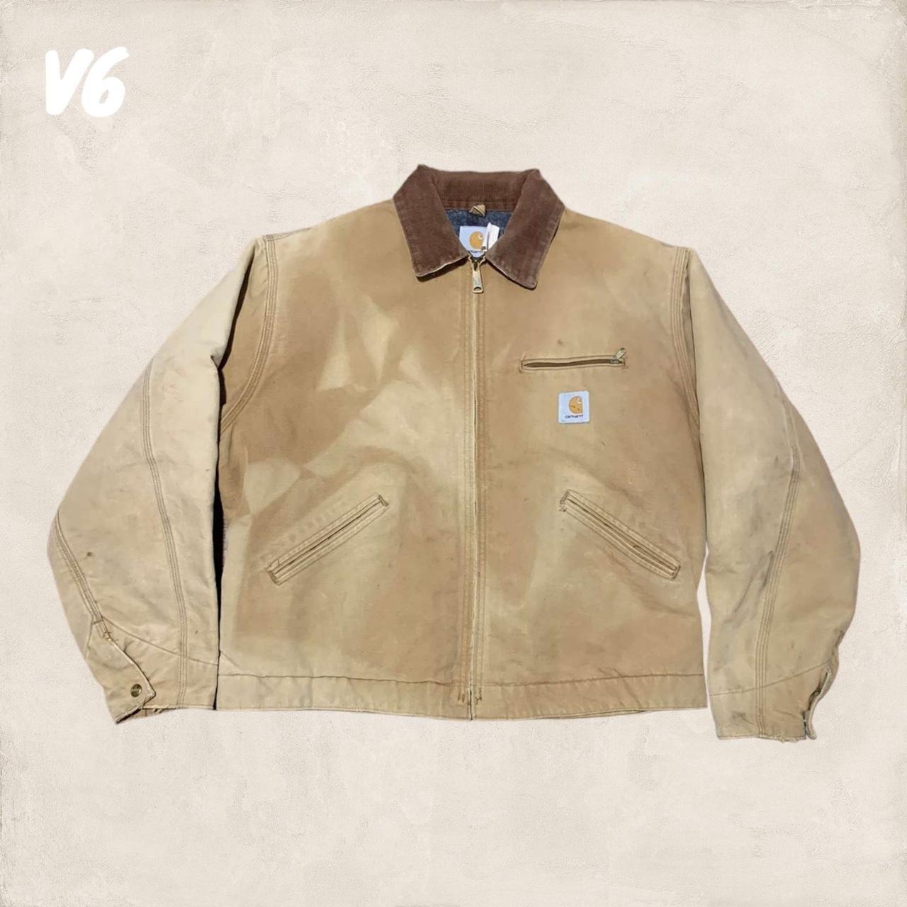 Vintage Carhartt Detroit Jacket Faded | Depop