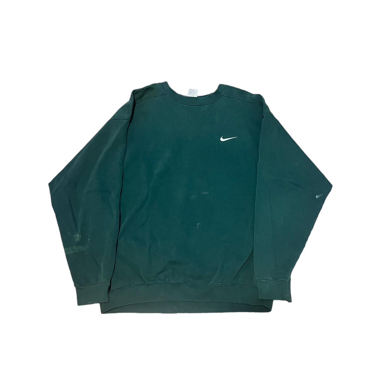 Forest green nike sweatshirt best sale