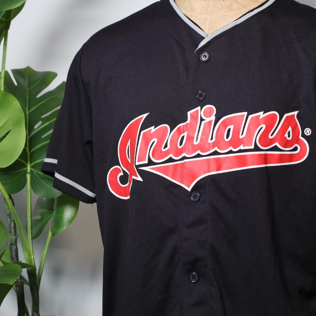 Mitchell & Ness Cleveland Indians Jersey. Ultra - Depop