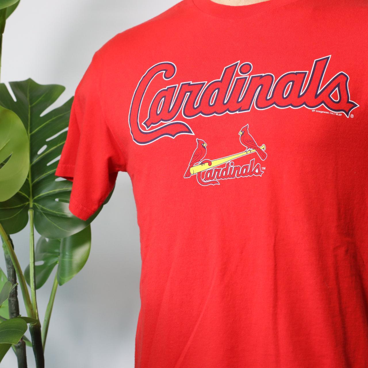 Vintage 00s Red Majestic MLB St. Louis Cardinals T-Shirt - X-Large