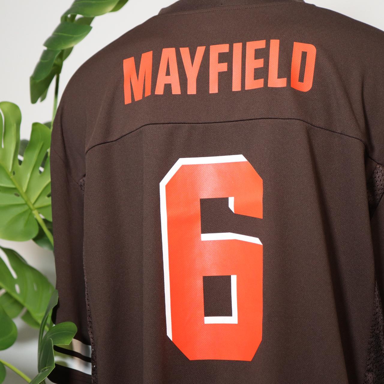 Cleveland Browns Baker Mayfield Jersey T-Shirt. Fits - Depop