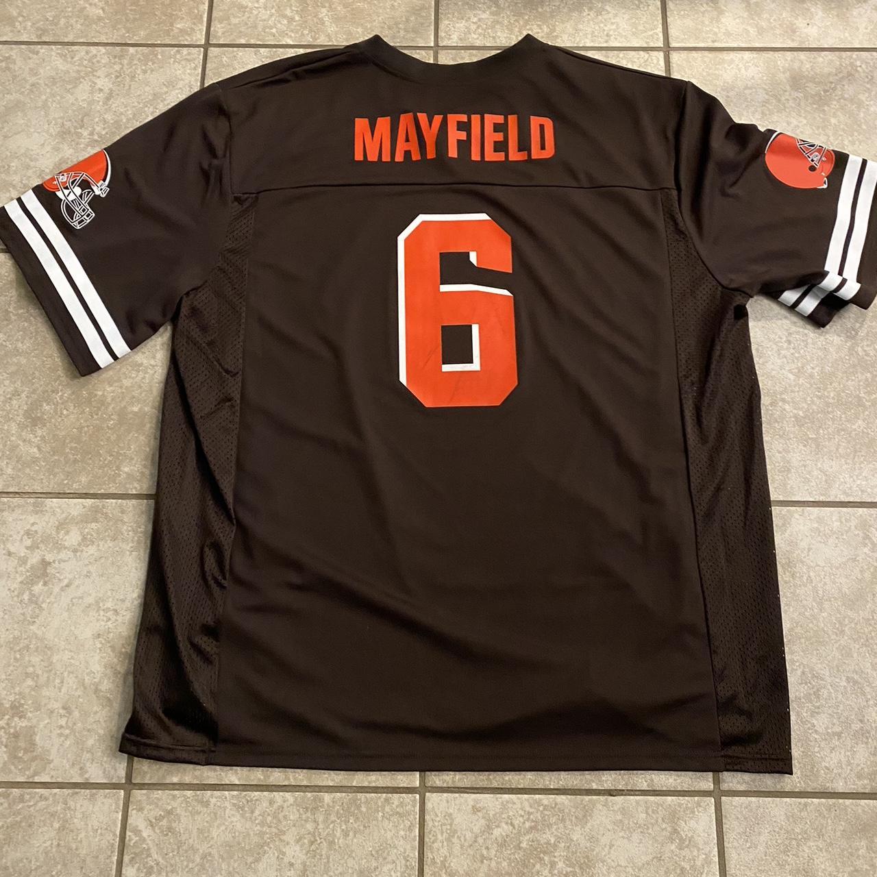 Cleveland Browns Baker Mayfield Jersey T-Shirt. Fits - Depop