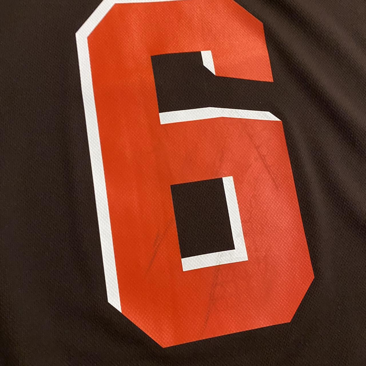 Cleveland Browns Baker Mayfield Jersey T-Shirt. Fits - Depop