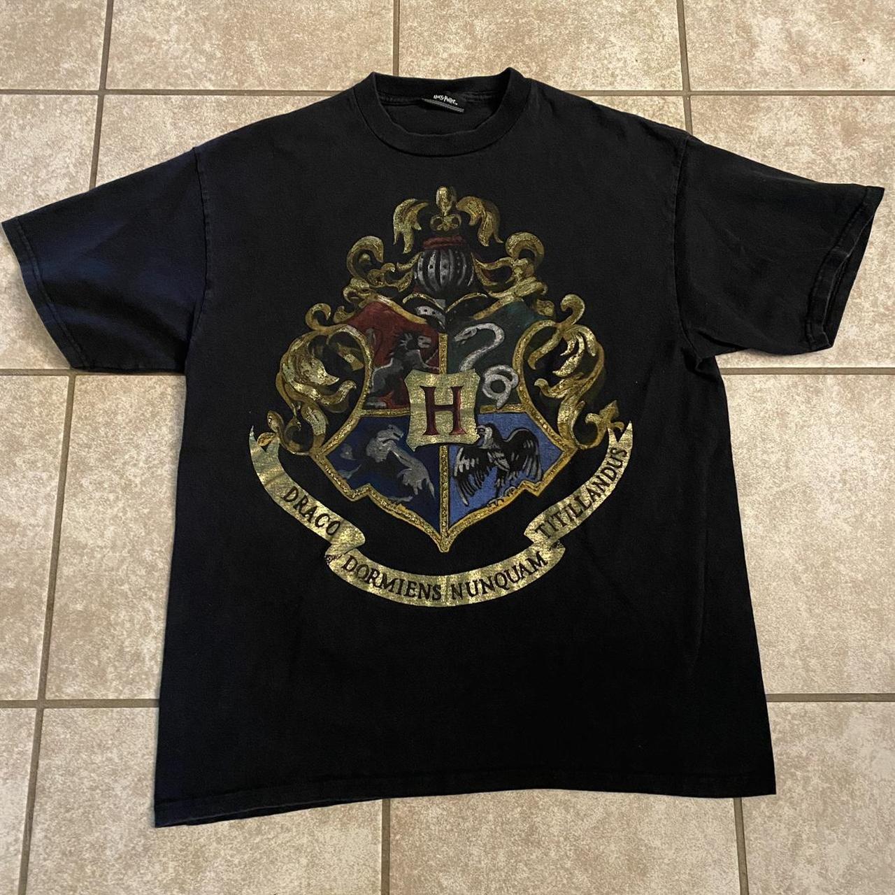 00s Vintage Harry Potter Draco Lucius Malfoy Logo... - Depop