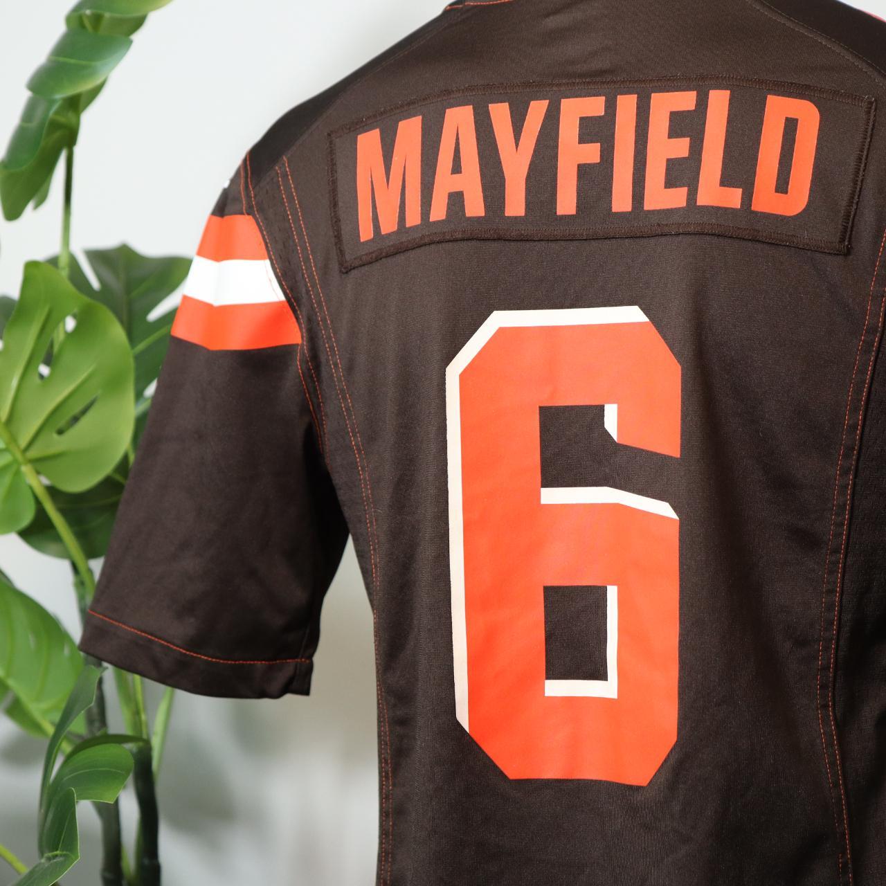 Cleveland Browns Baker Mayfield Jersey T-Shirt. Fits - Depop