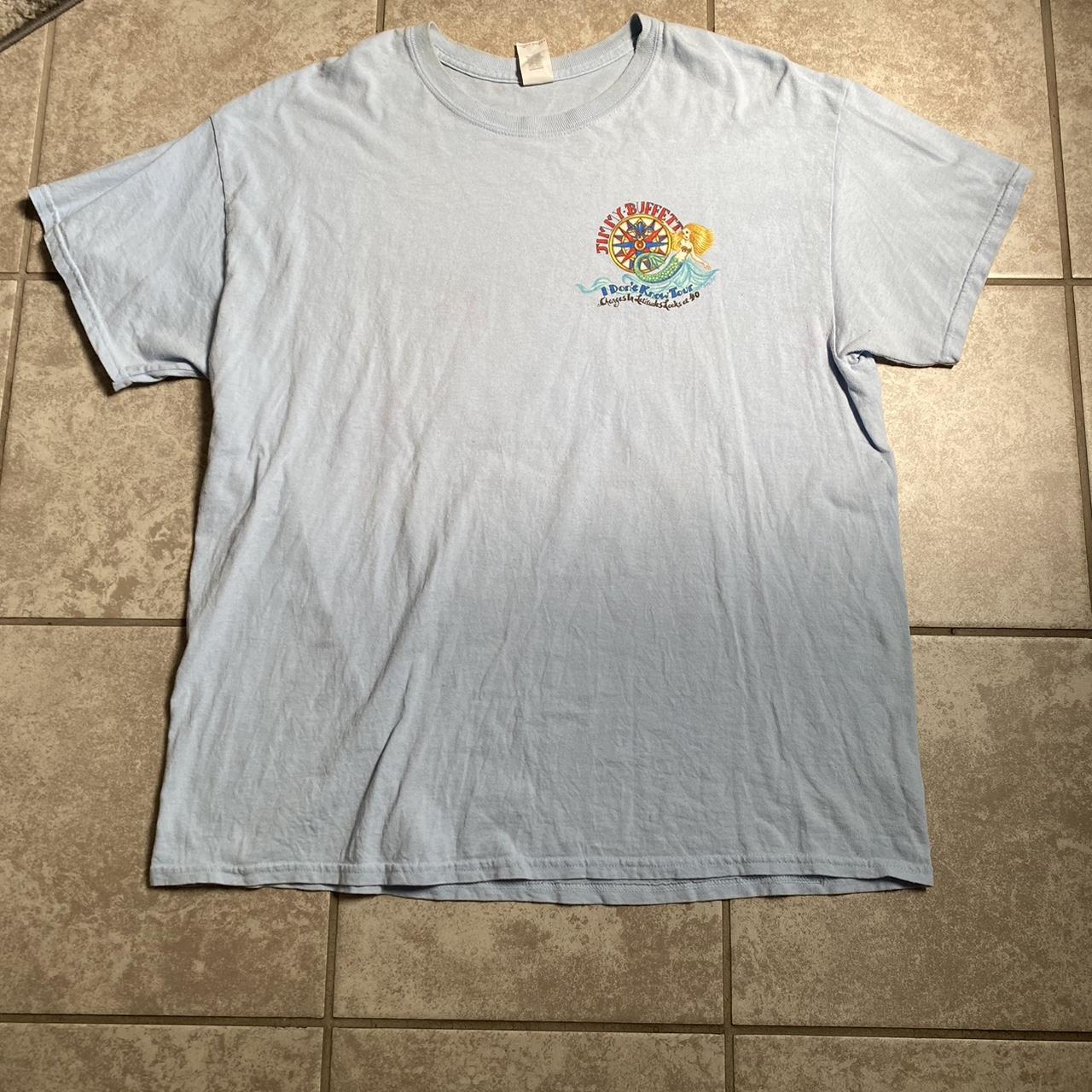 00s Vintage Jimmy Buffett I Don't Know Tour T-shirt... - Depop