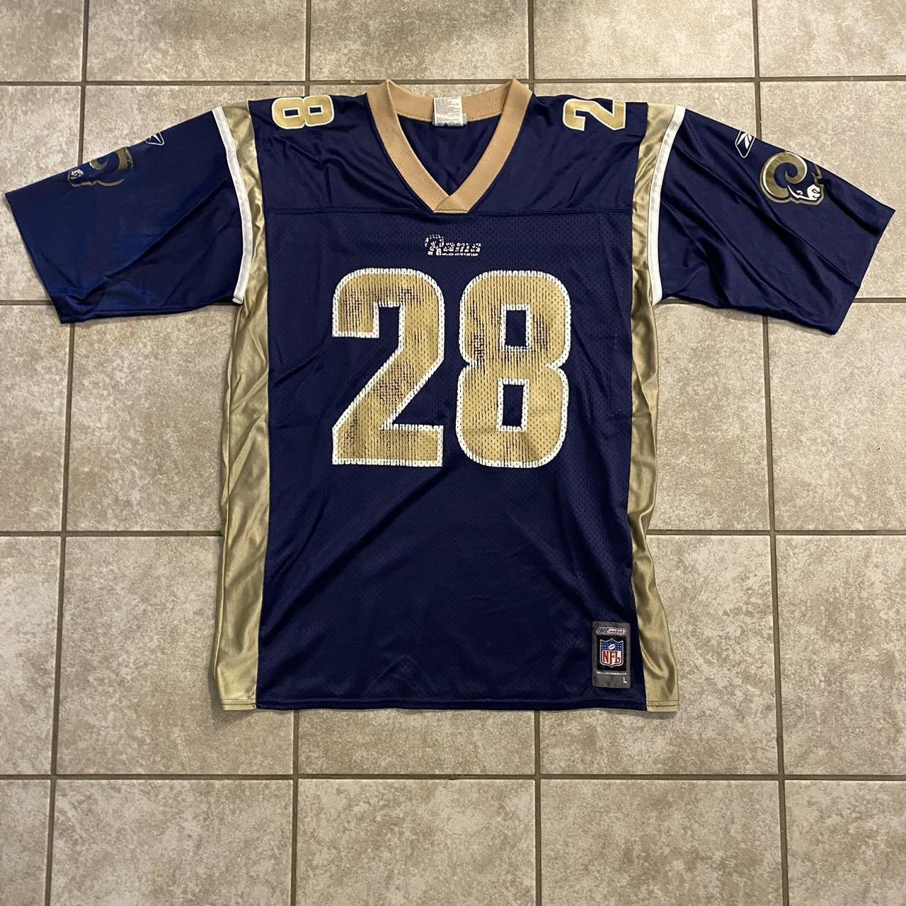 Vintage Marshall Faulk Reebok Rams Jersey Mens Size XL 