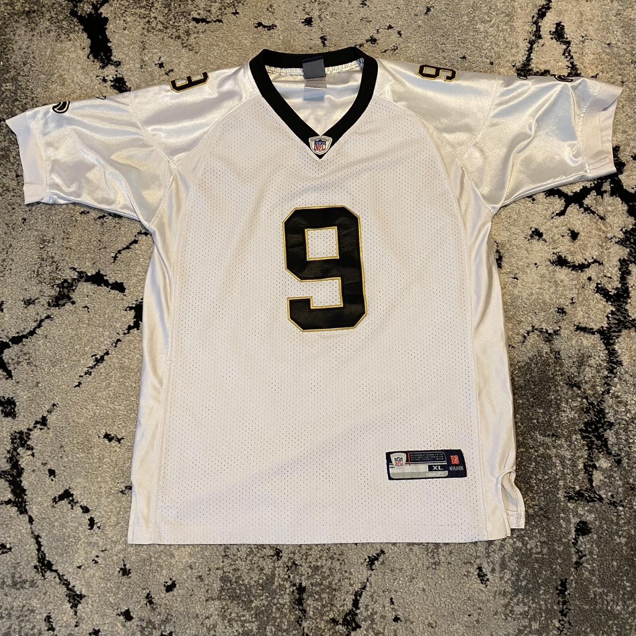 Reebok Drew Brees Jersey Boys XL Mens M New Orleans - Depop