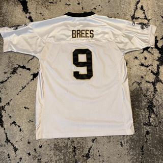 Reebok Drew Brees Jersey Boys XL Mens M New Orleans - Depop