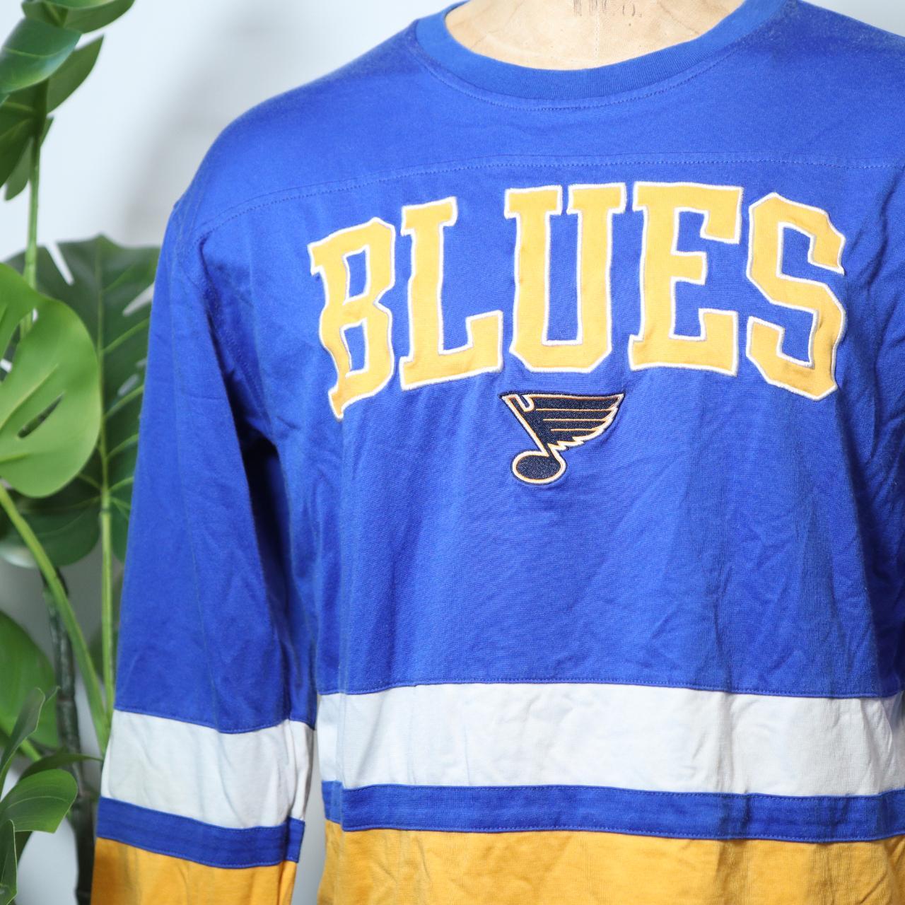 St. Louis Blues Vintage Jersey Size: L Chest: - Depop