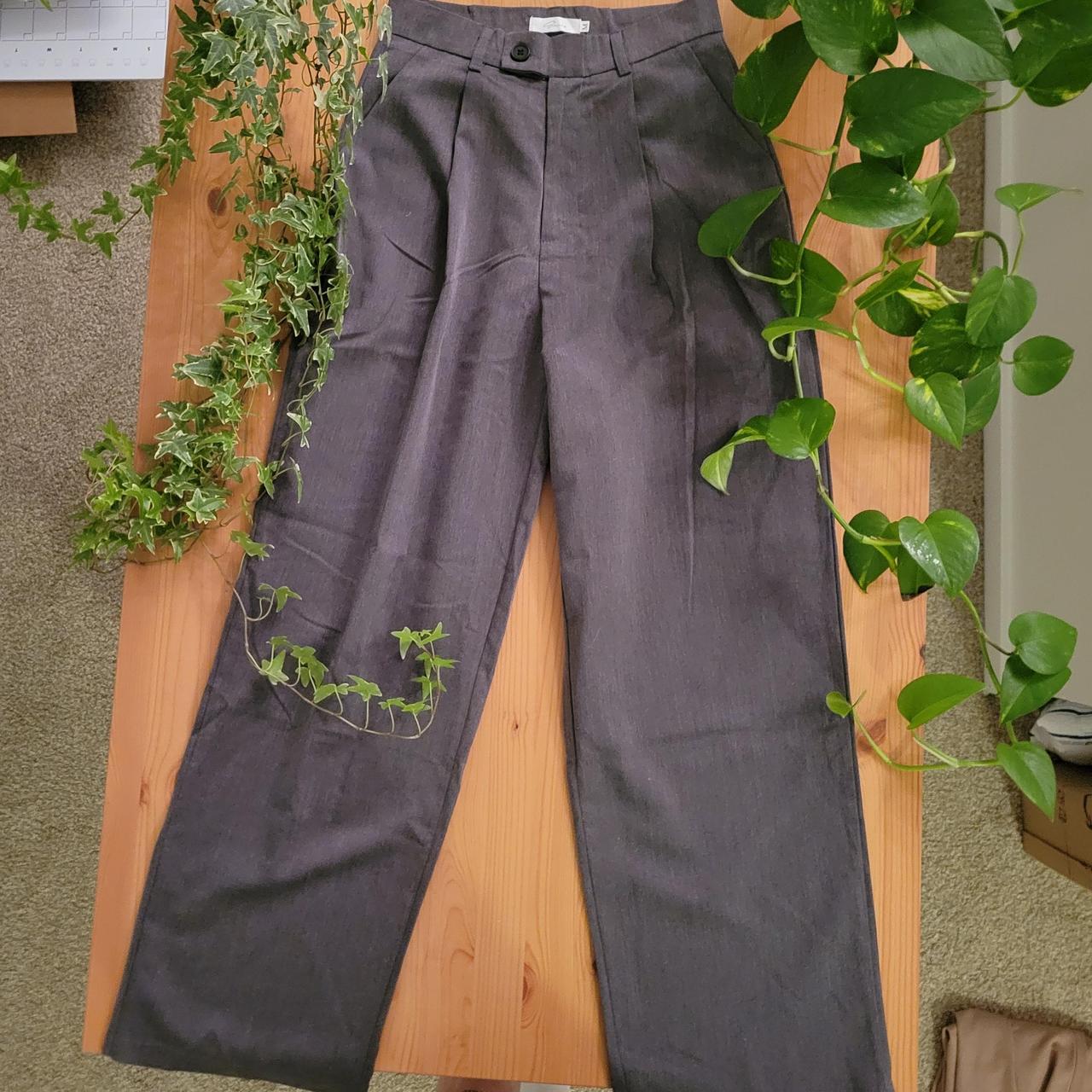 Alfred Sung Women's Grey Trousers