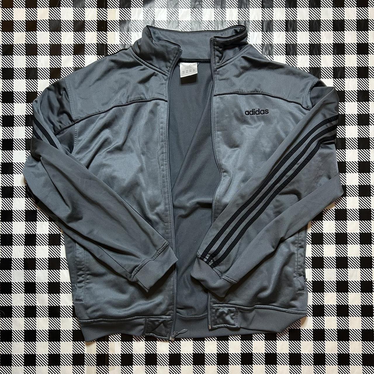 Adidas Nigo Bear Track Jacket • Grey • Excellent - Depop