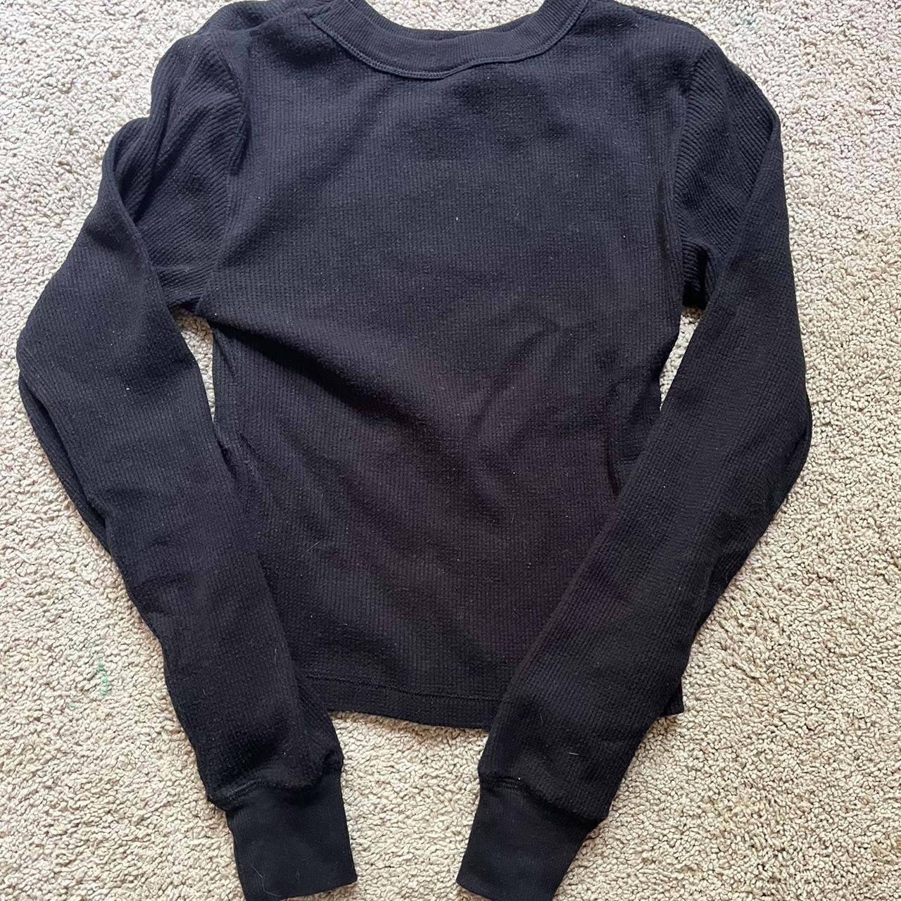 Skims Women's Black Jumper | Depop