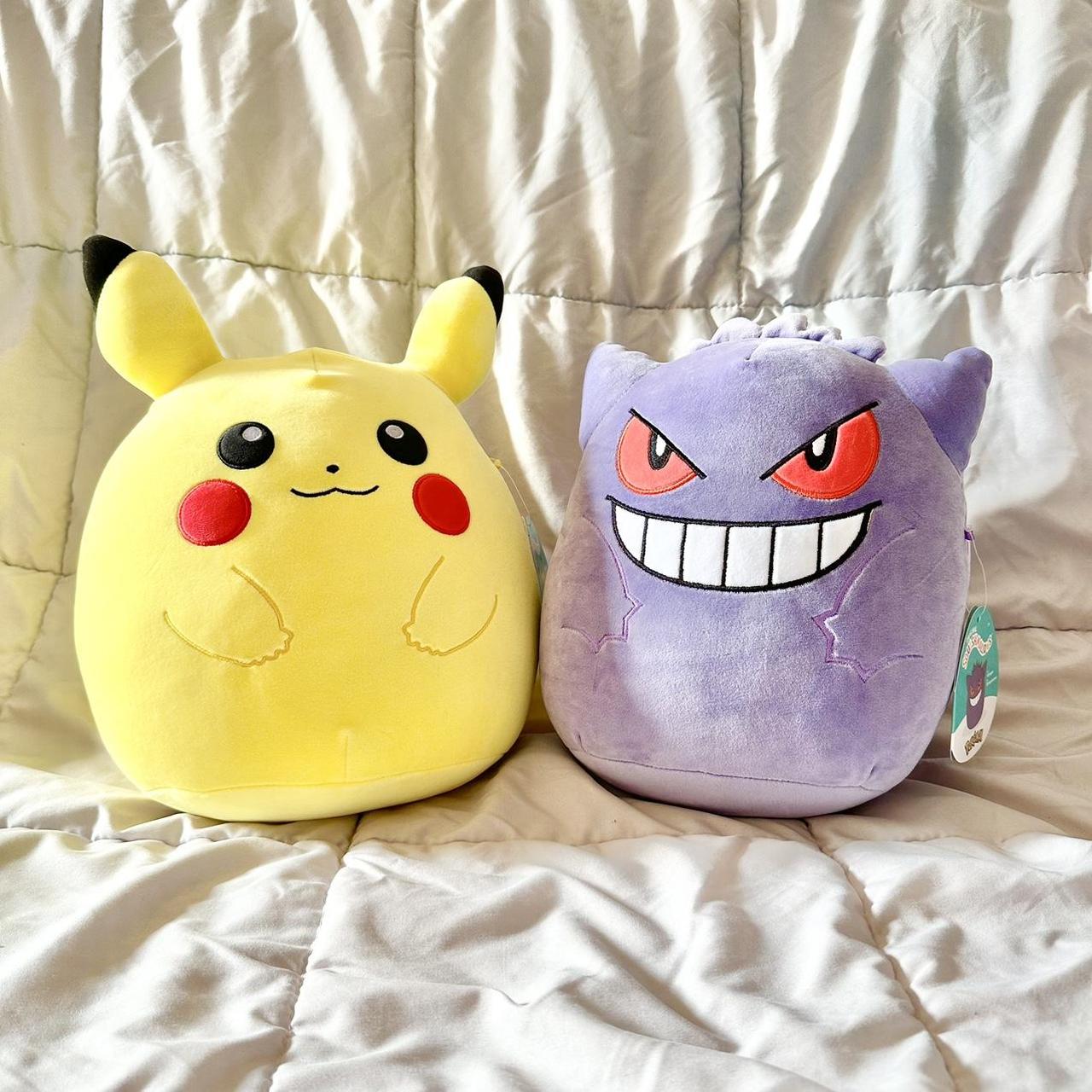 Gengar and pikachu 10in outlet plush bundle