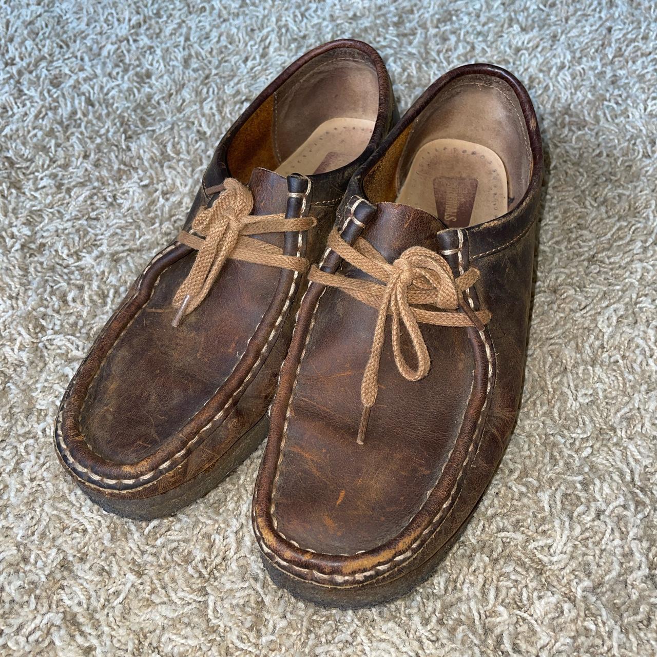 Clarks Men's Tan and Brown Loafers | Depop