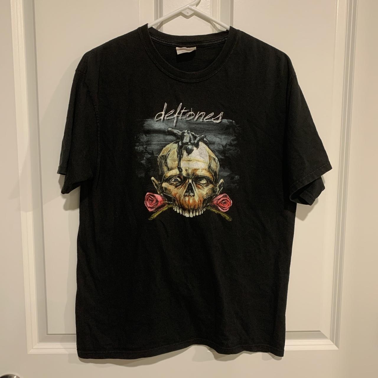 Super Rare Vintage Deftones Skull Tee USE PAYPAL... - Depop