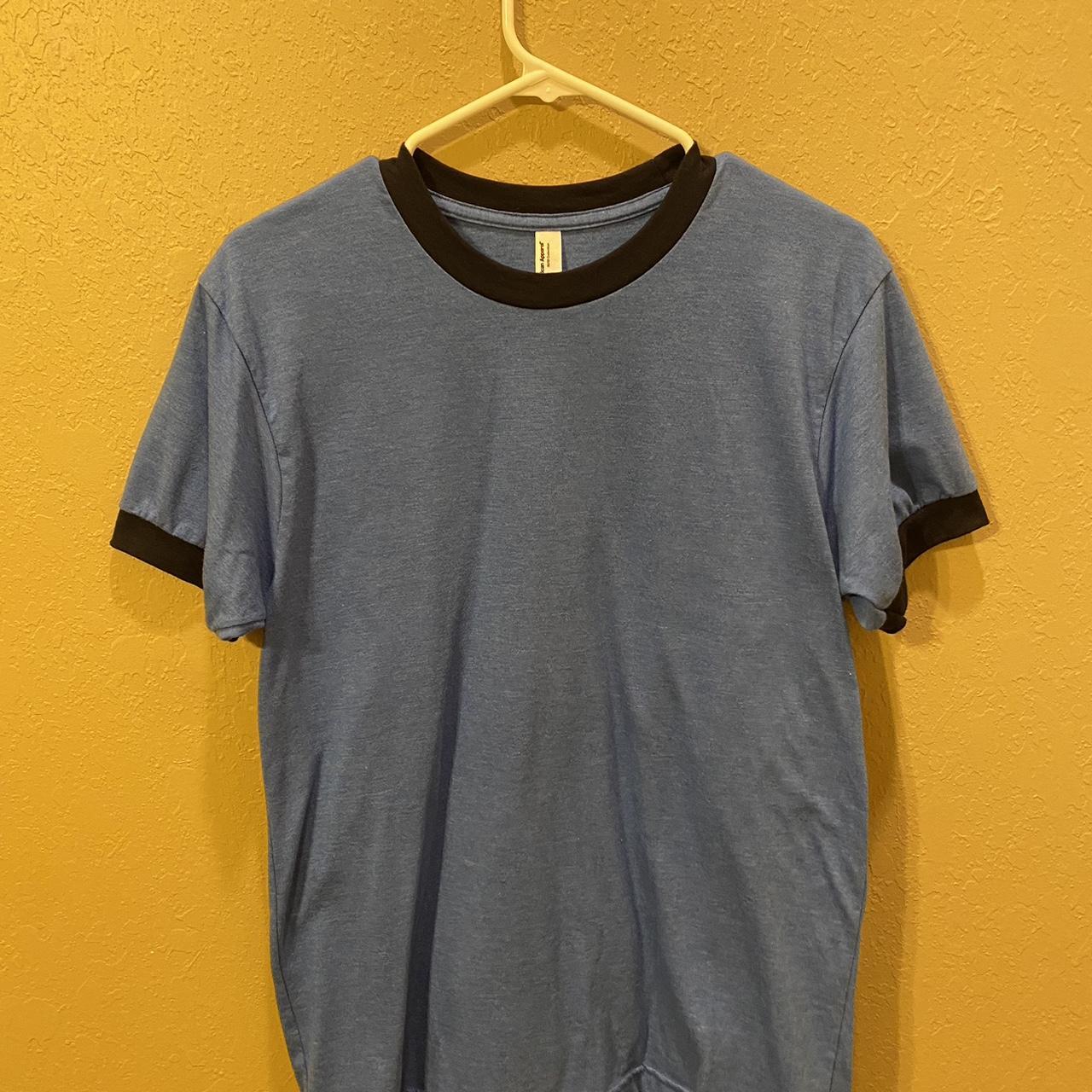 American Apparel Ringer Tee - Depop