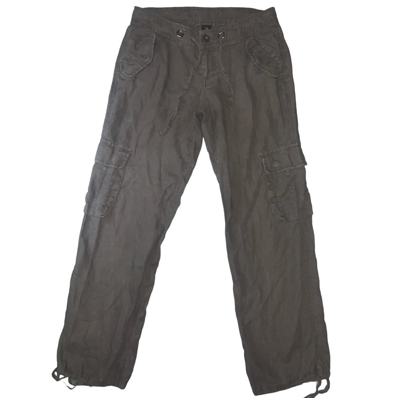100 linen cargo pants. such a perfect pair of... Depop