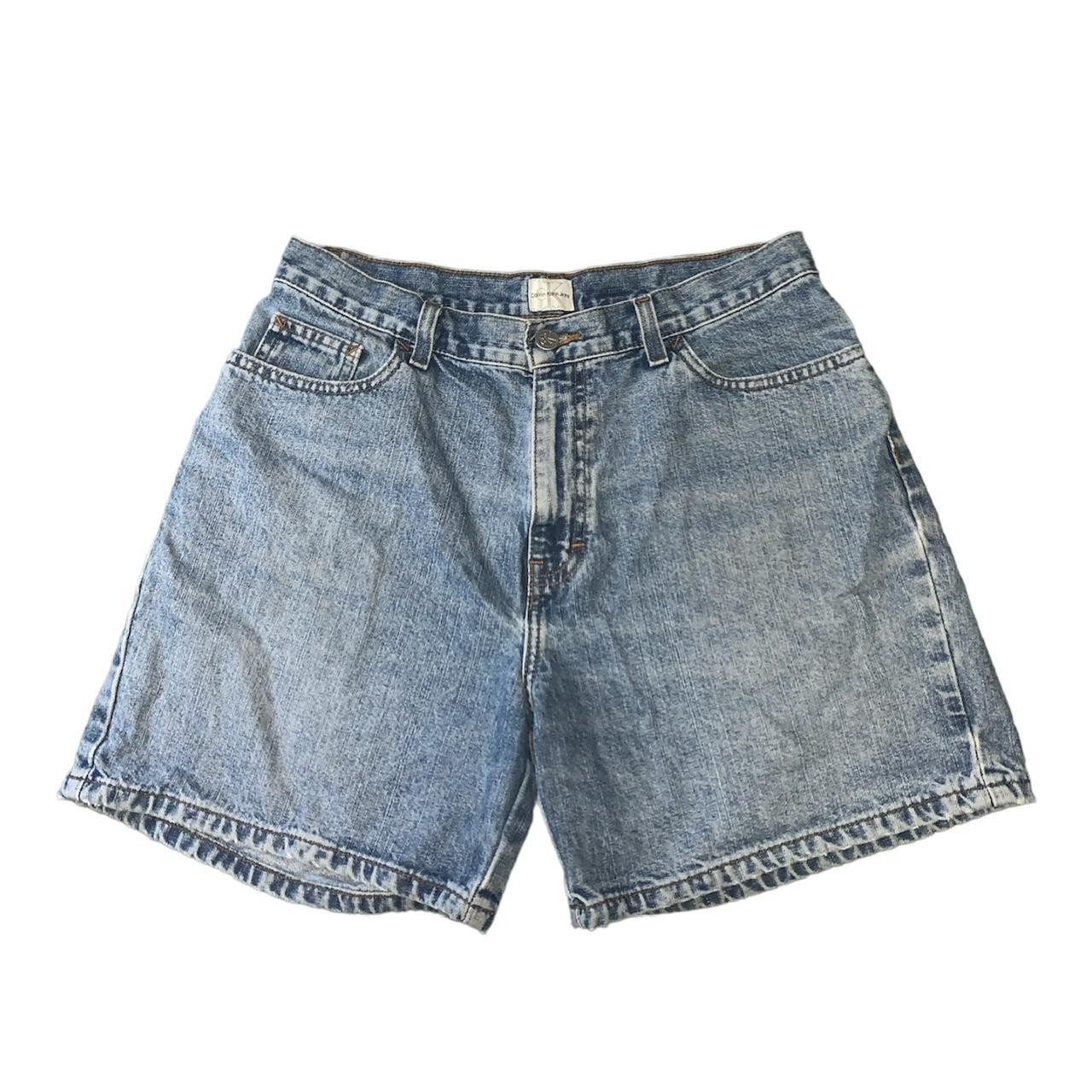 cute vintage calvin klein jorts. love the lil patch... - Depop