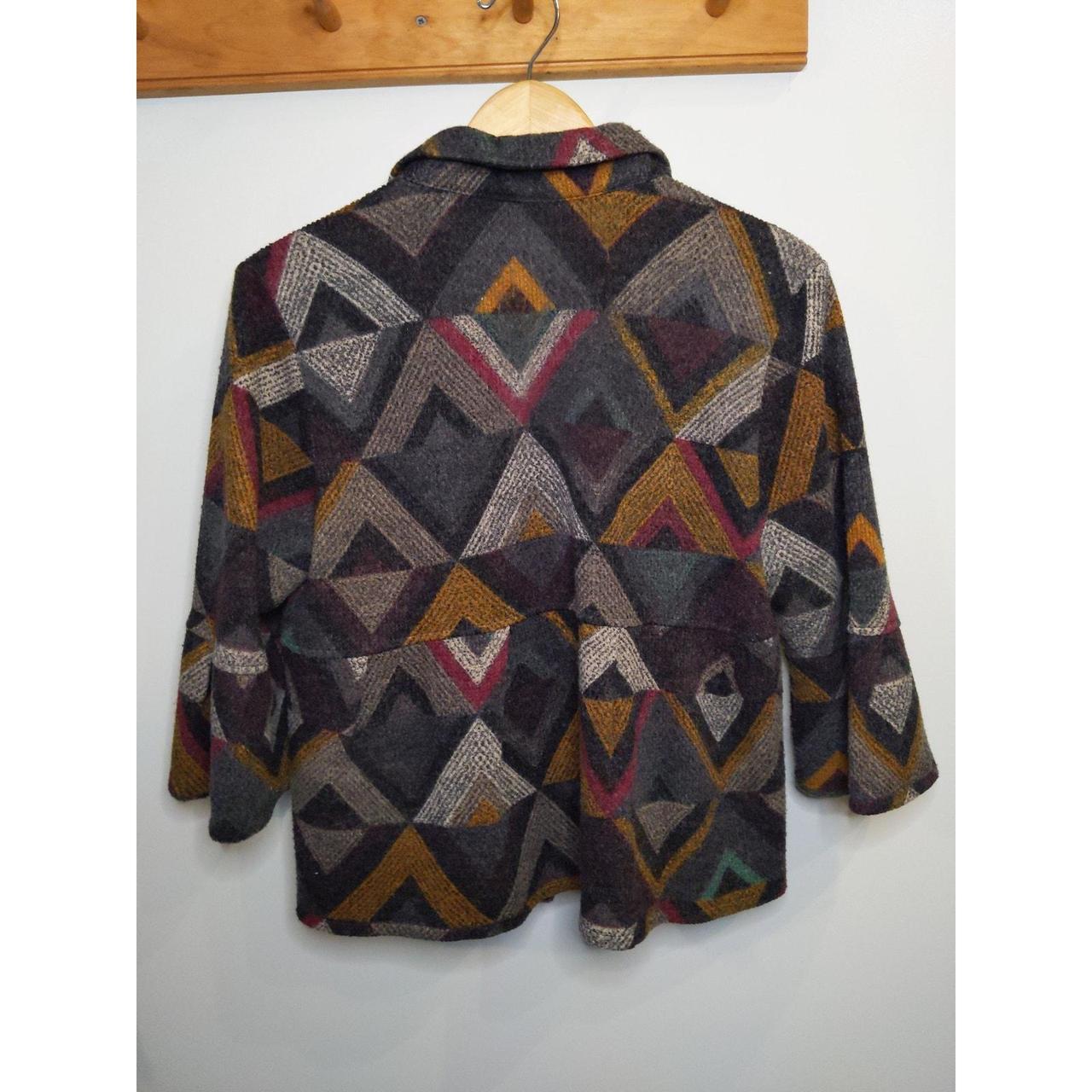 Source Unknown Women's Sweater - Brown/Red - M – … - image 2