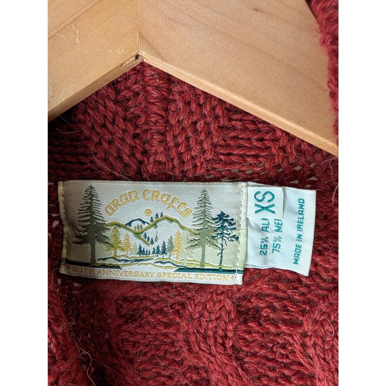 Source Unknown Women's Sweater - Red - XS – Aran … - image 2