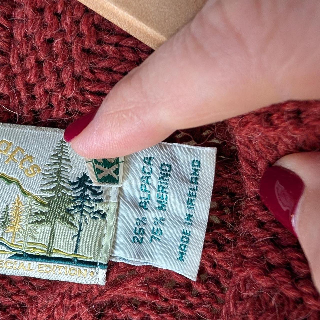 Source Unknown Women's Sweater - Red - XS – Aran … - image 3