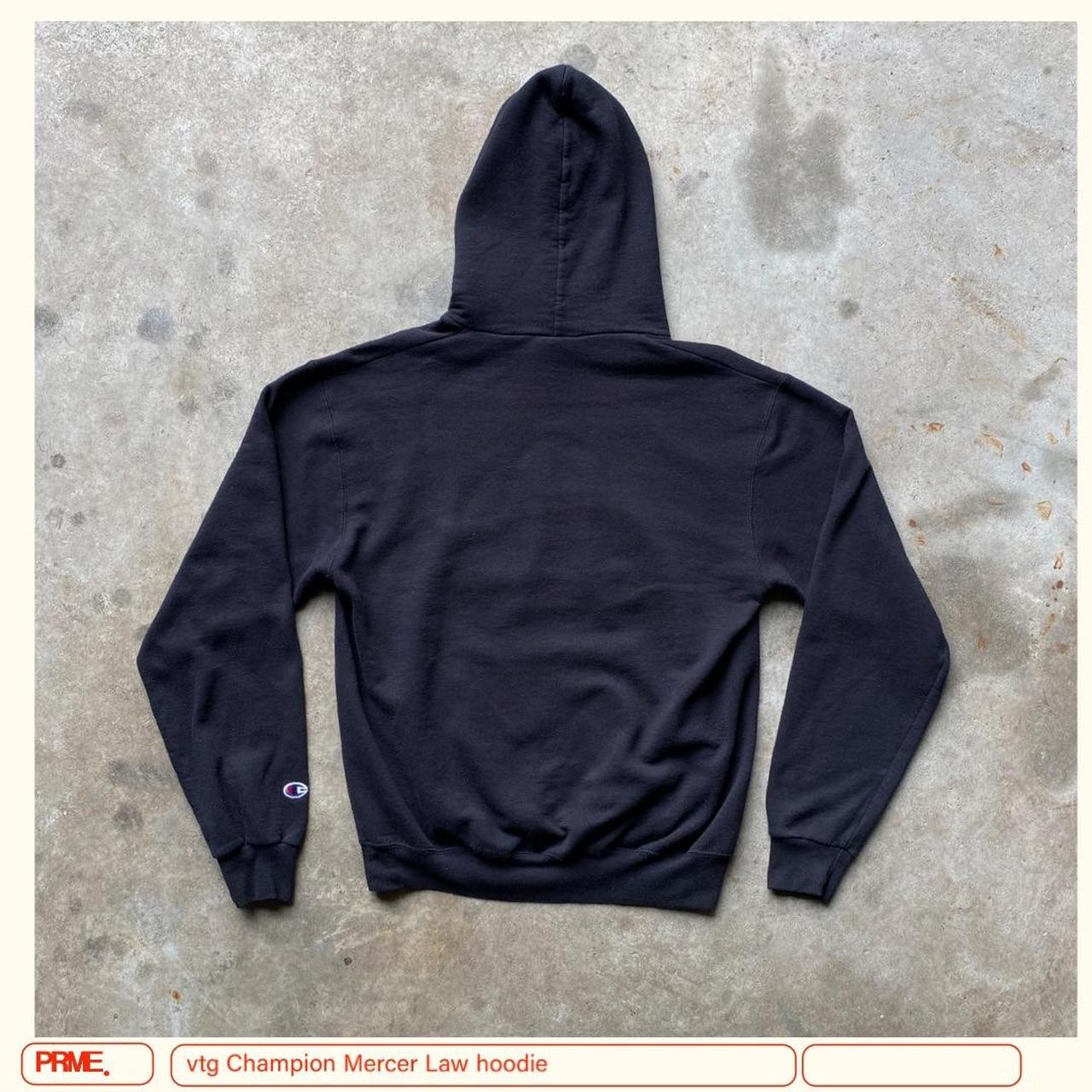 Orange and clearance black champion hoodie