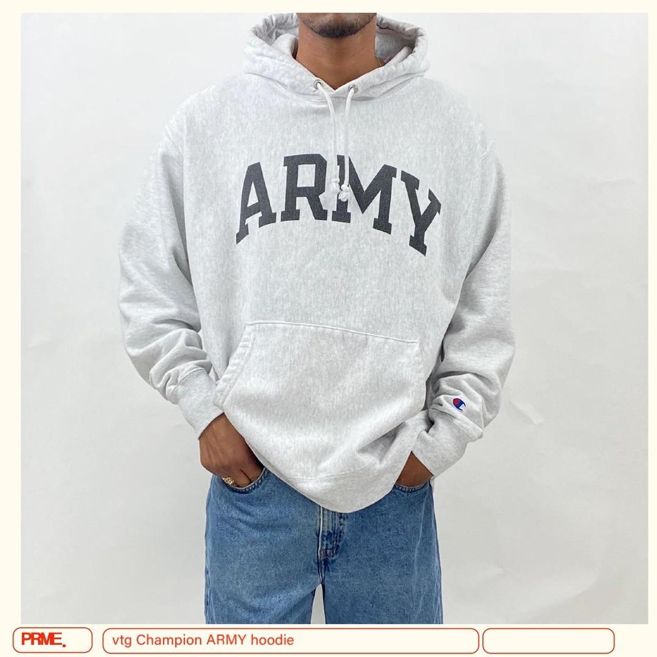 90s Champion®︎ Reverse Weave®︎ ARMY vintage 90s USMA CHAMPION Reverse Weave Military | Depop
