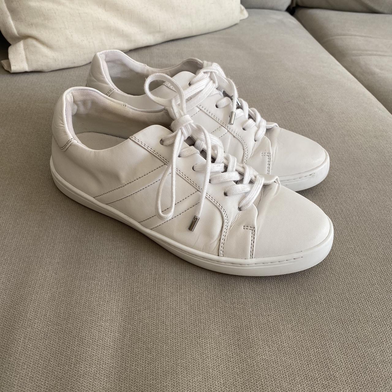 Witchery White Plimsole Trainer Size 39 Uk 6 Lightly Depop