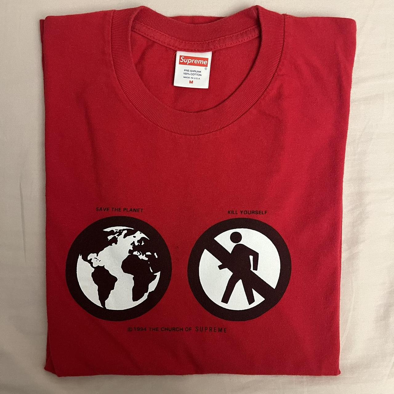 Supreme save the planet tee on sale