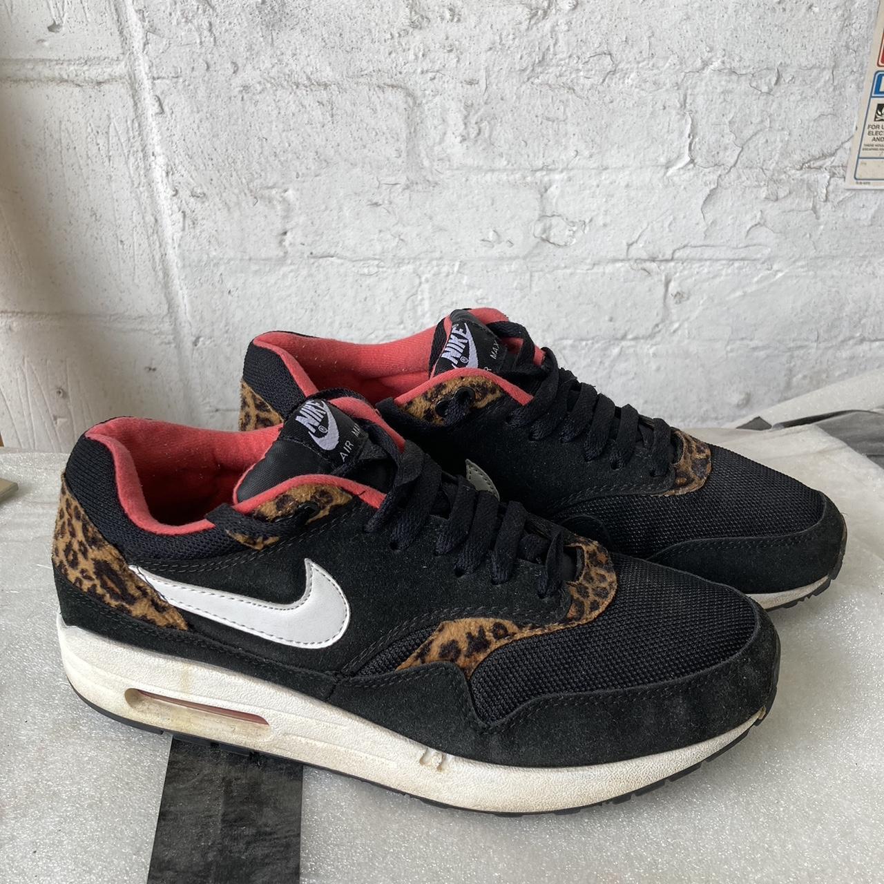 Nike wmns air max 1 black leopard best sale