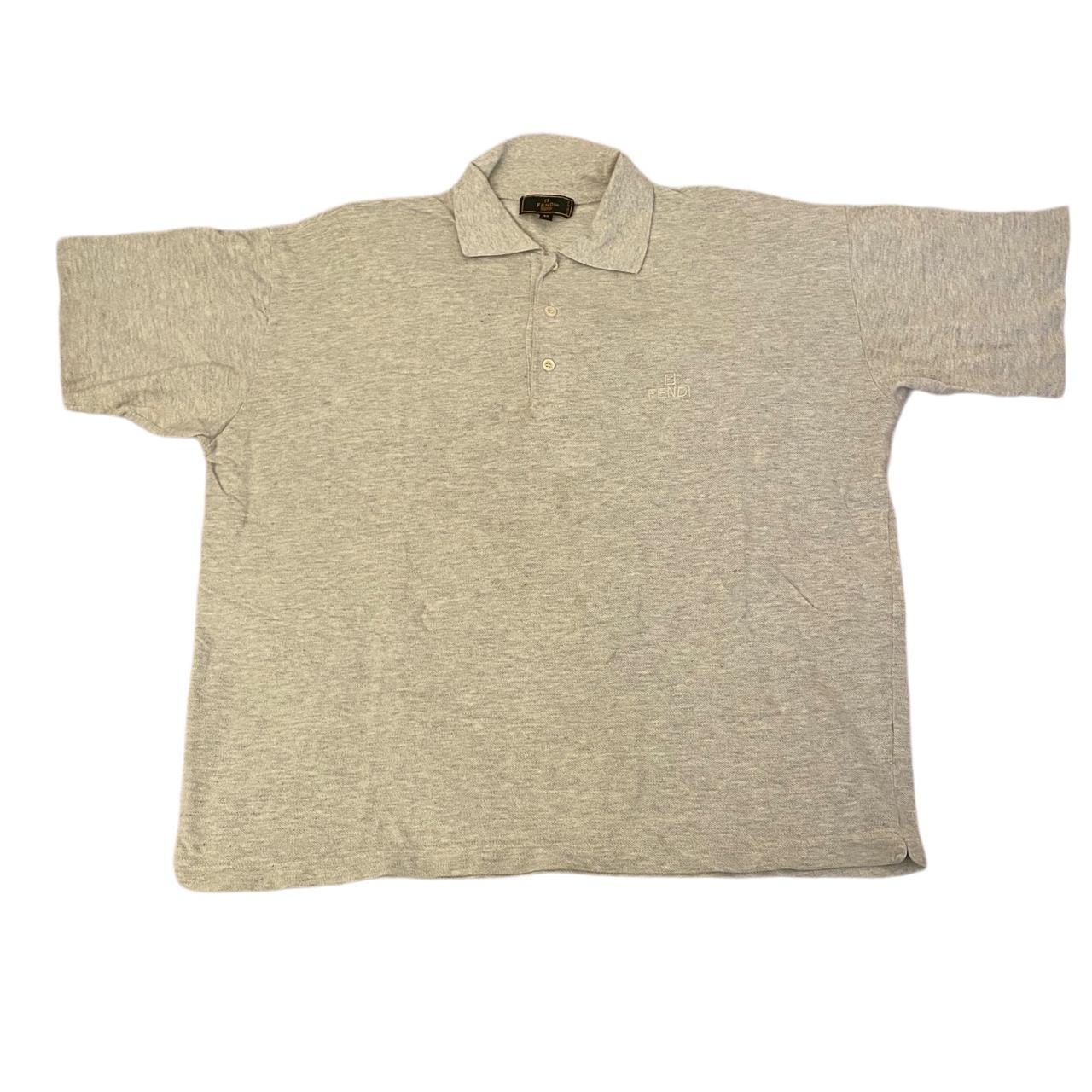 Fendi Men's Grey Polo-shirts