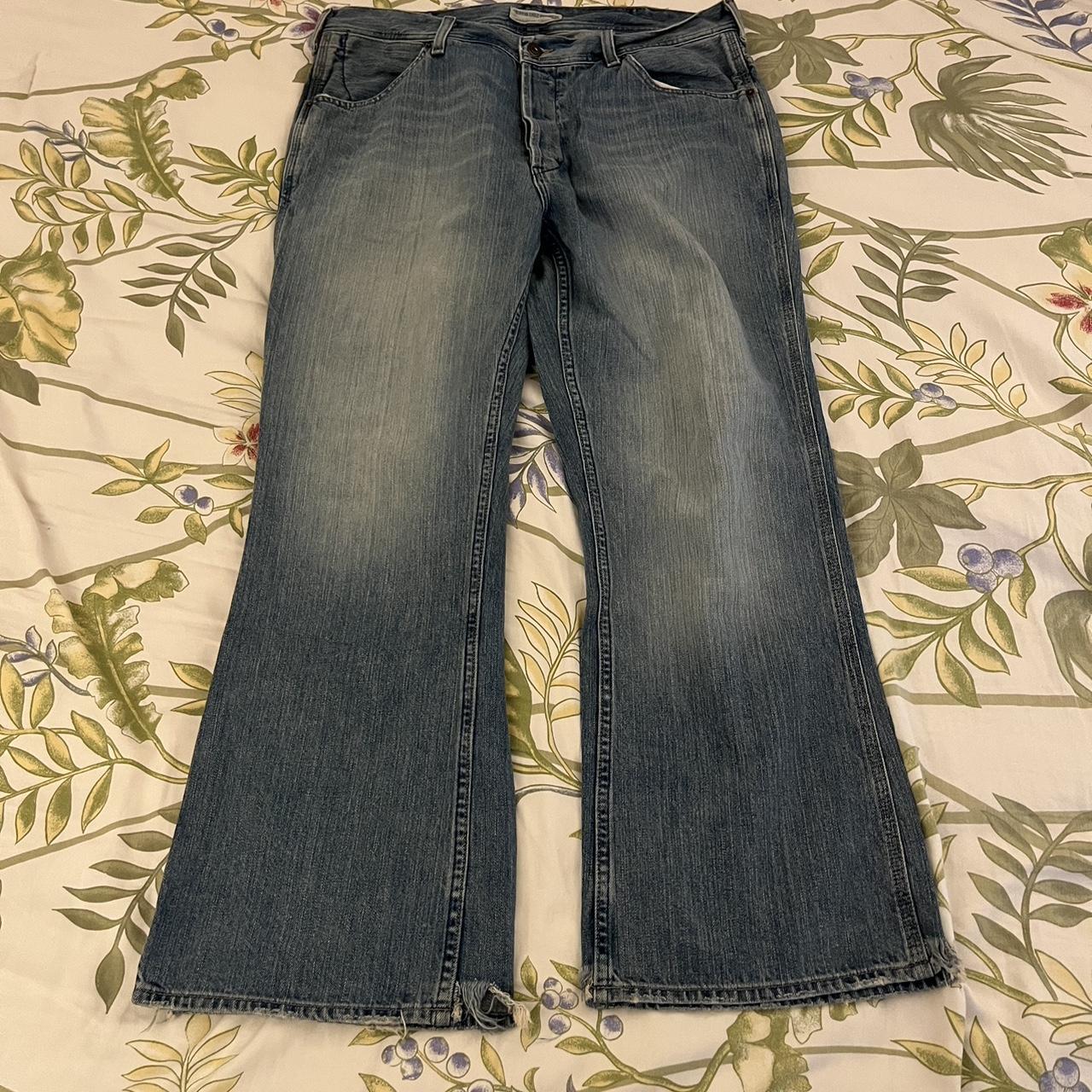 Y2K American eagle wide leg jeans Preowned come in... - Depop