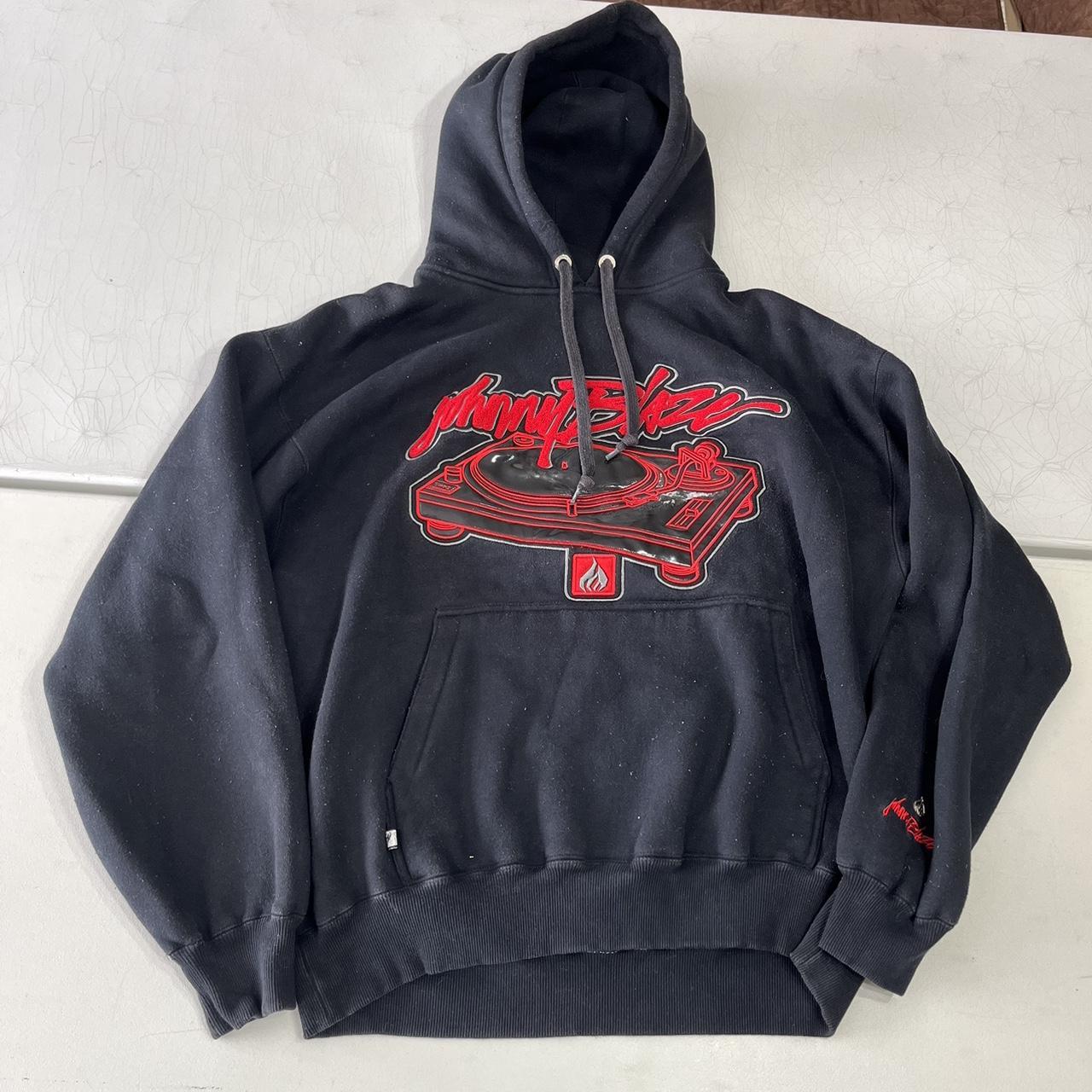 Y2K Johnny Blaze hoodie Preowned comes in fair