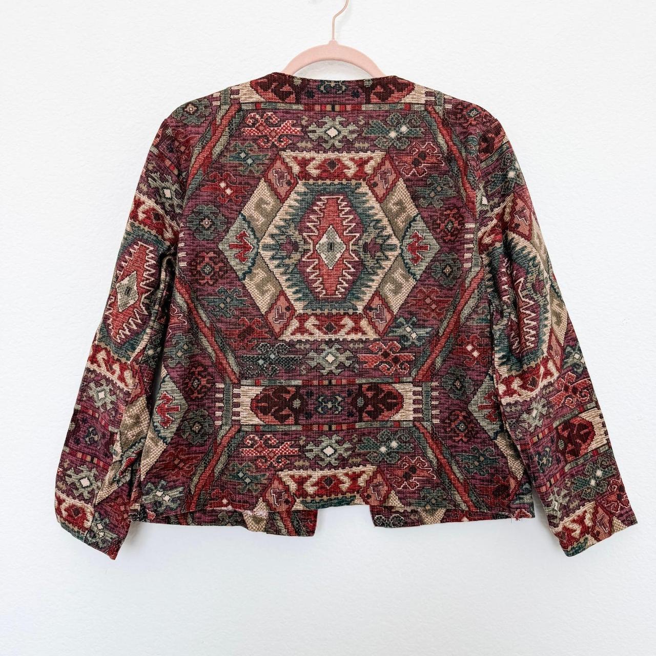 Coldwater Creek Women's Lightweight Jacket - Red/… - image 5