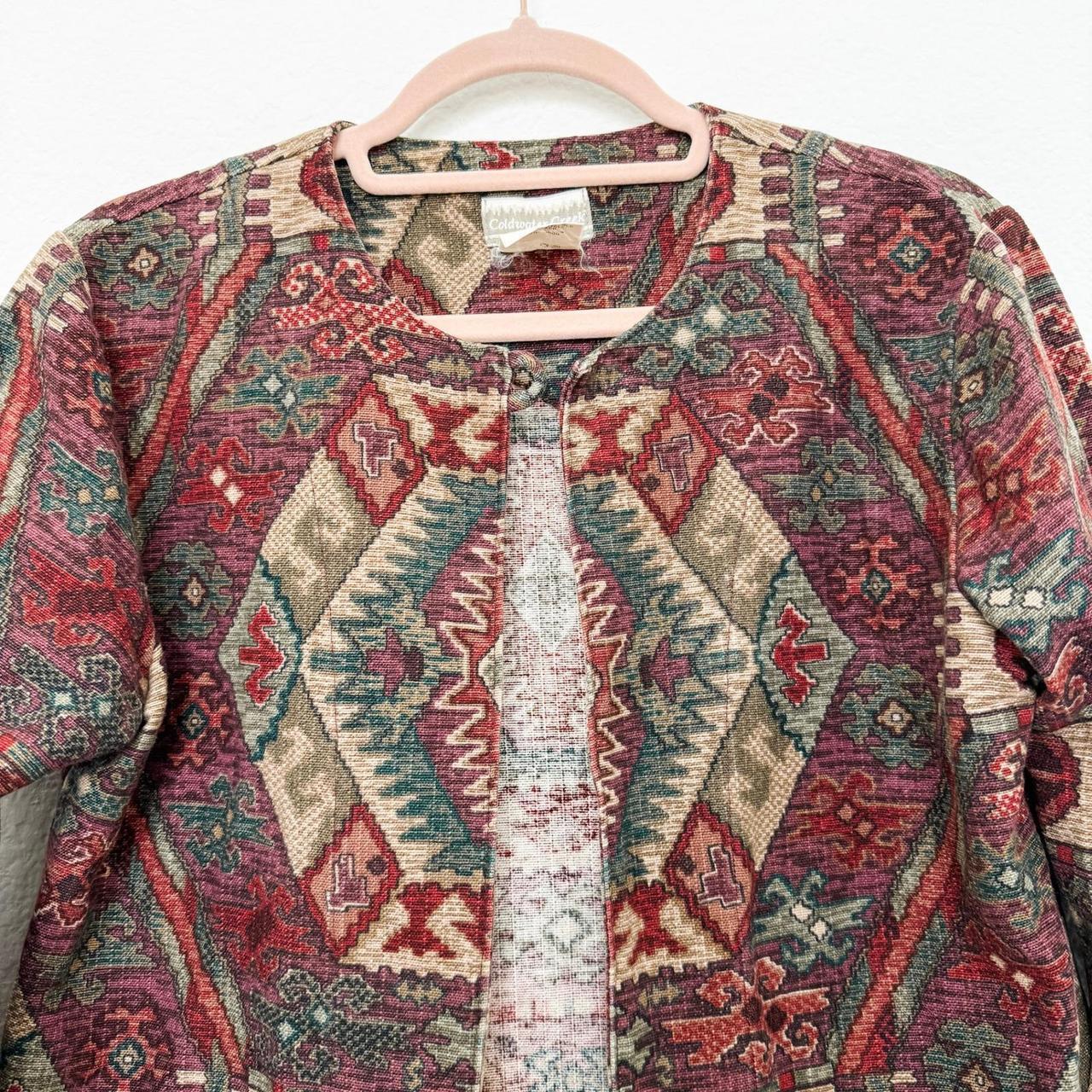 Coldwater Creek Women's Lightweight Jacket - Red/… - image 2