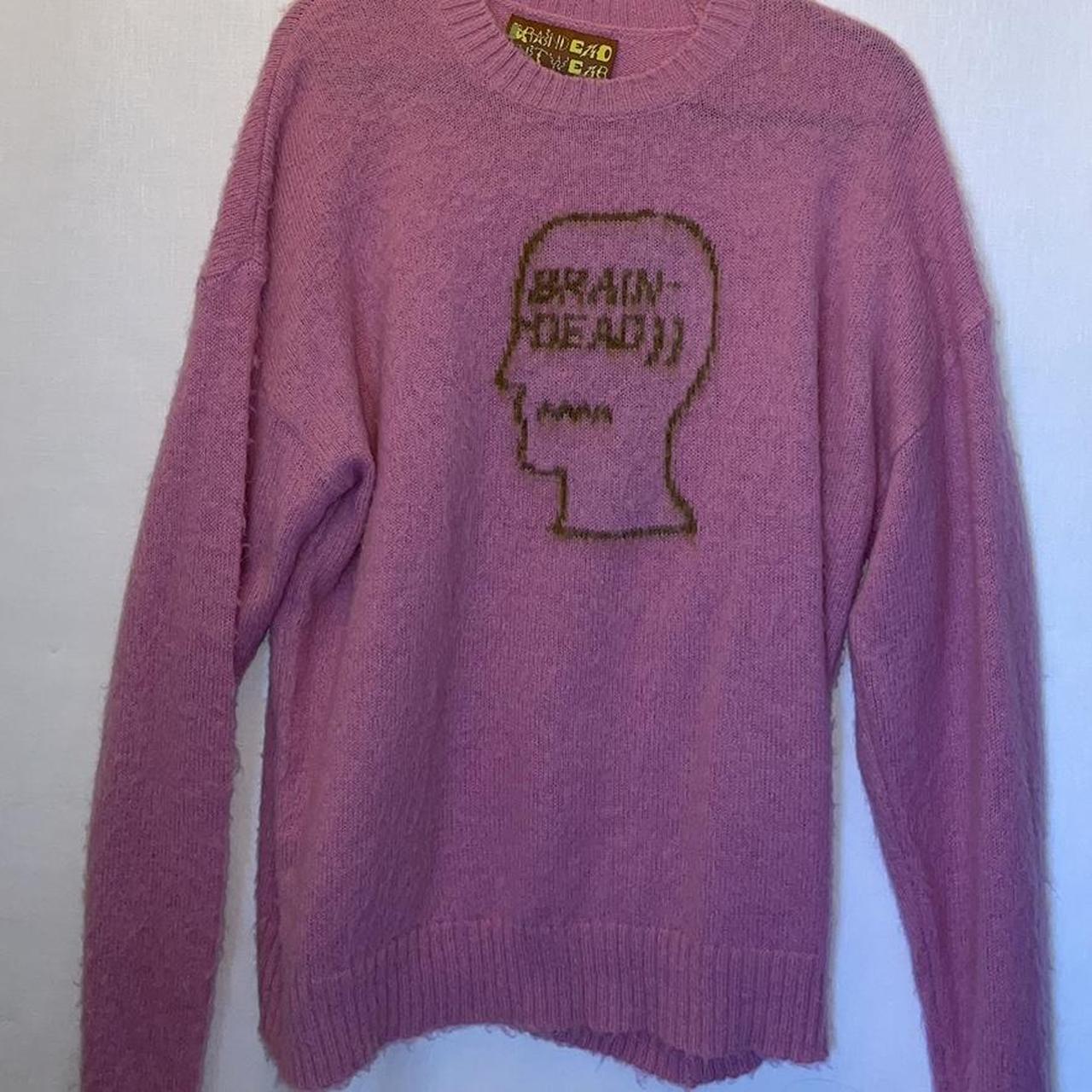 SUPERFUZZ LOGOHEAD CREWNECK SWEATER - FUCHSIA Worn | Depop SUPERFUZZ LOGOHEAD CREWNECK SWEATER - FUCHSIA Worn | Depop