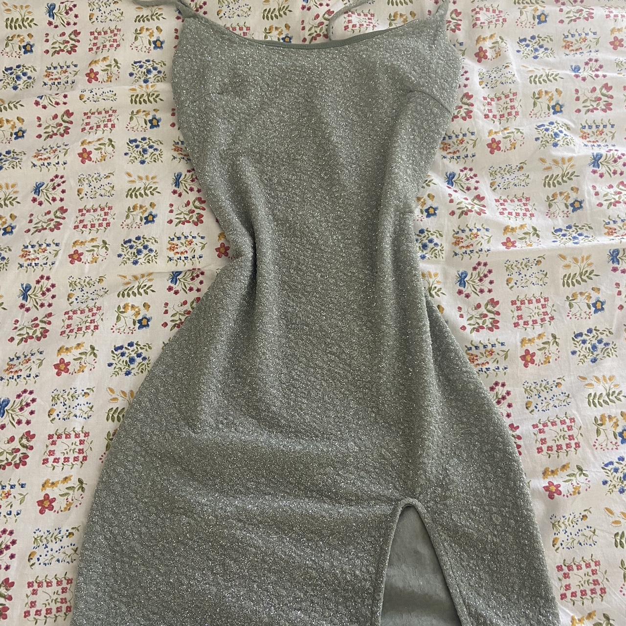 windsor sage green sparkly dress perfect for summer... Depop