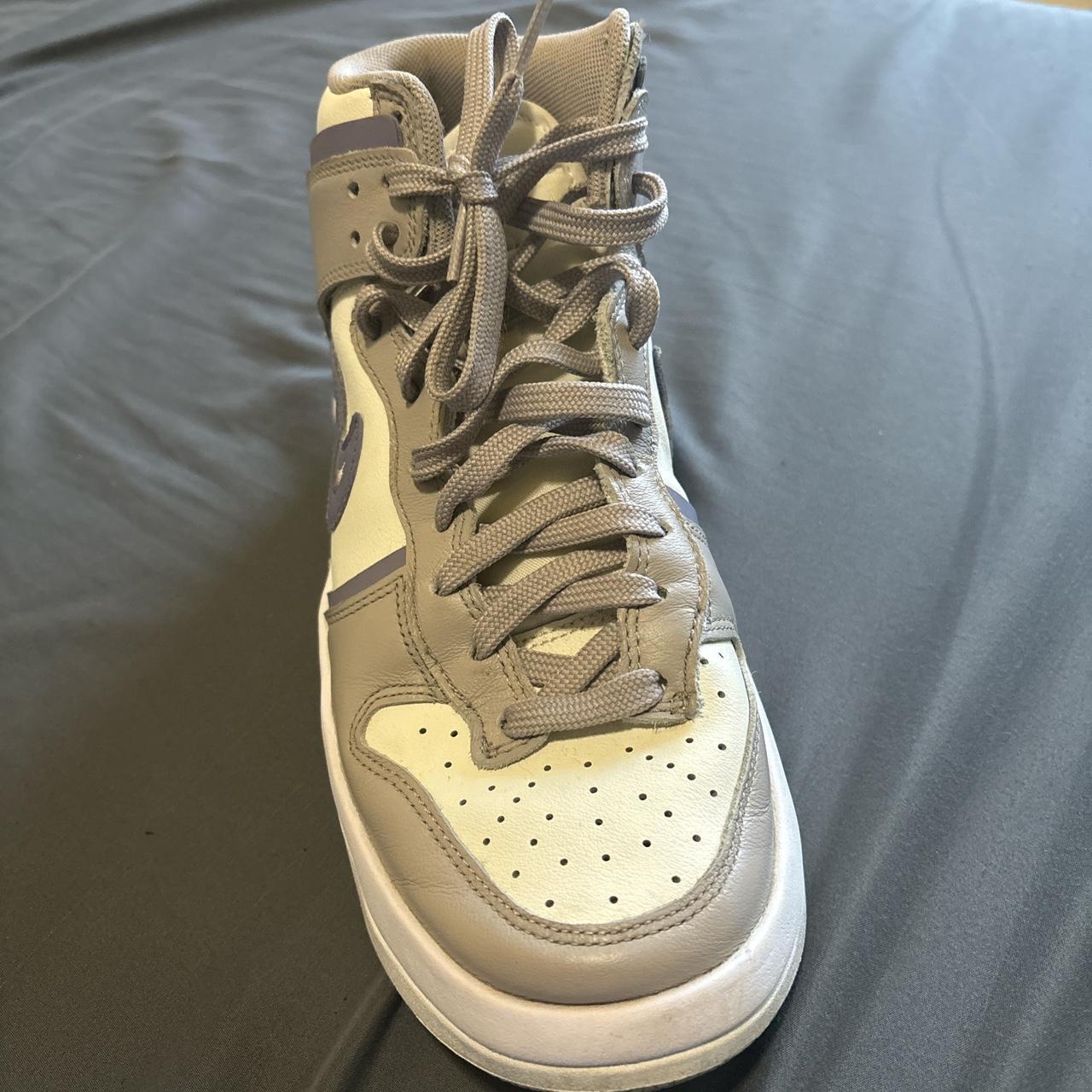 womens dunk high up iron purple