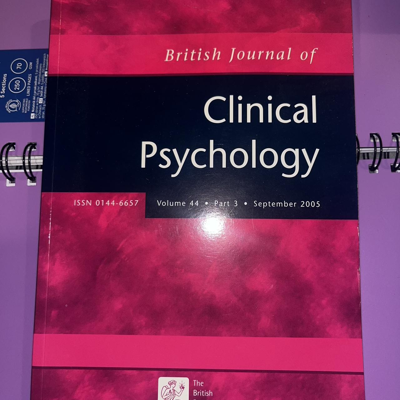 Series of clinical psychology books (5 total) Volume... - Depop