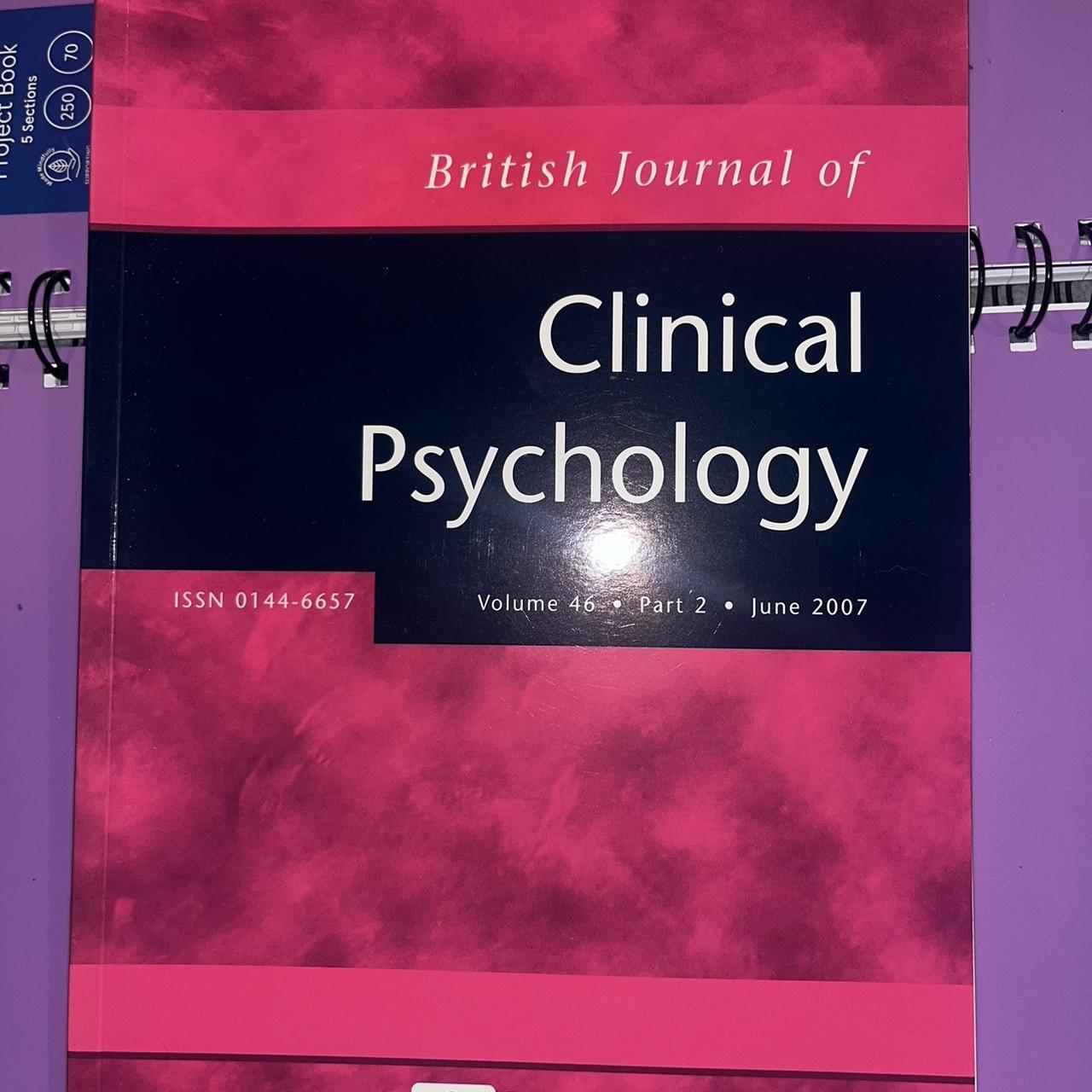 Series of clinical psychology books (5 total) Volume... - Depop