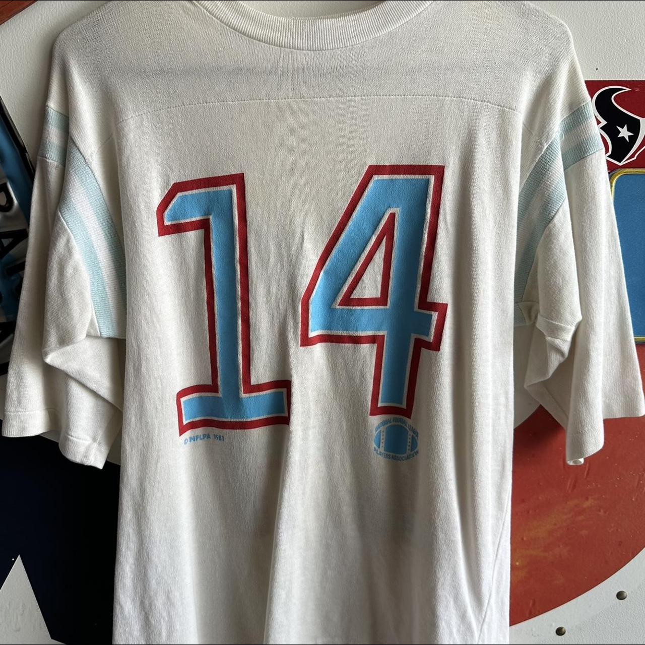 Vintage Houston Oilers Shirt Size: Large fits - Depop